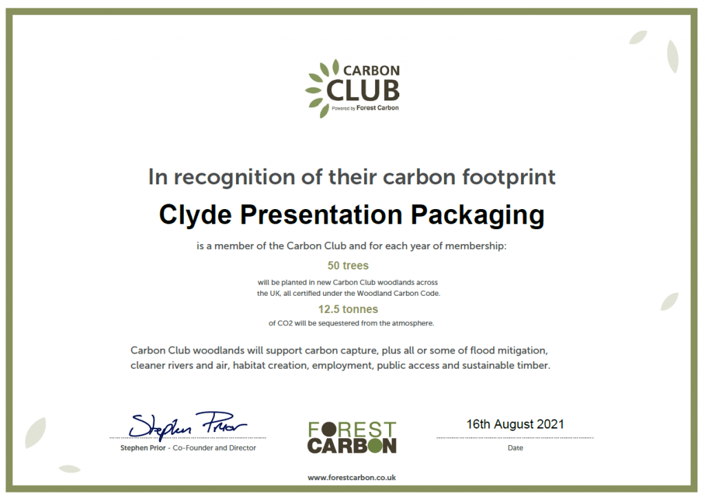 Forest Carbon Certificate