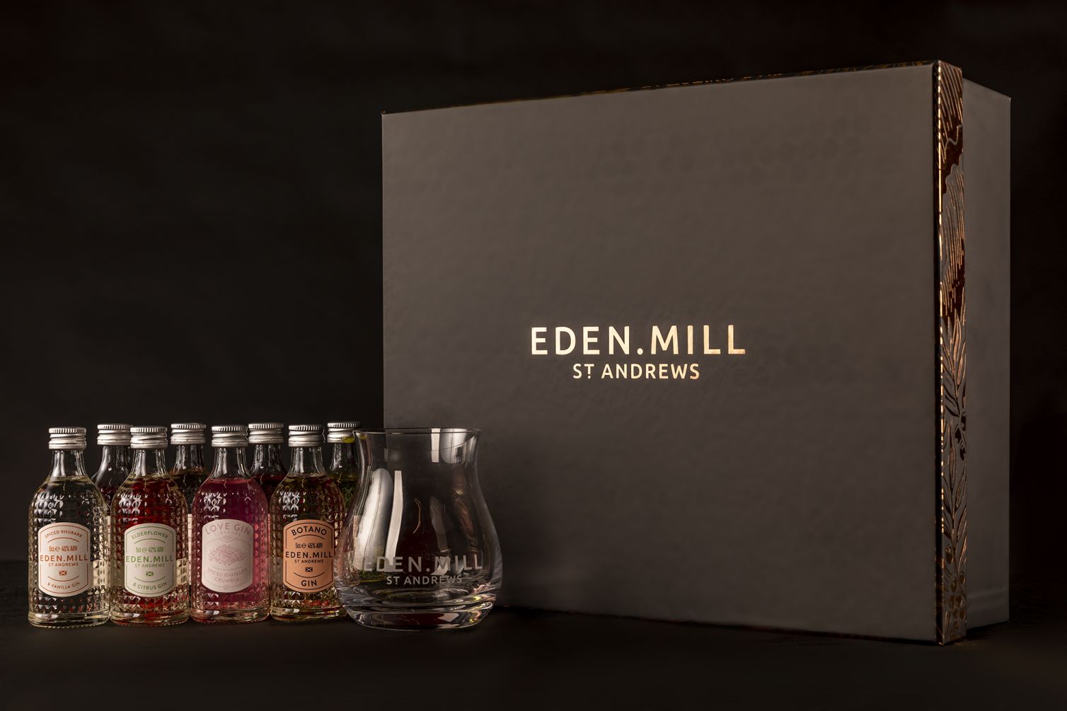Christmas Gin Presentation Boxes For Eden Mill