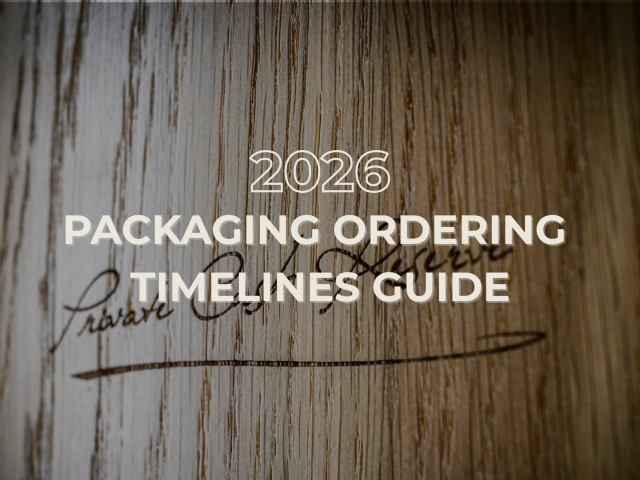 Packaging ordering timelines banner